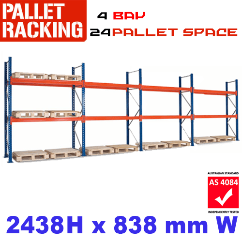 4 bay 24 space min
