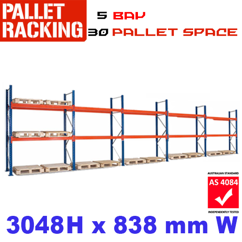 5 bay 30 space