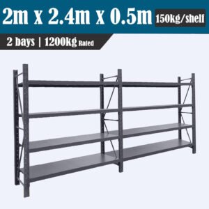 2M x 2.4M x 0.5M 1200kg