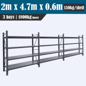 2M x 4.7M x 0.5M 1800kg