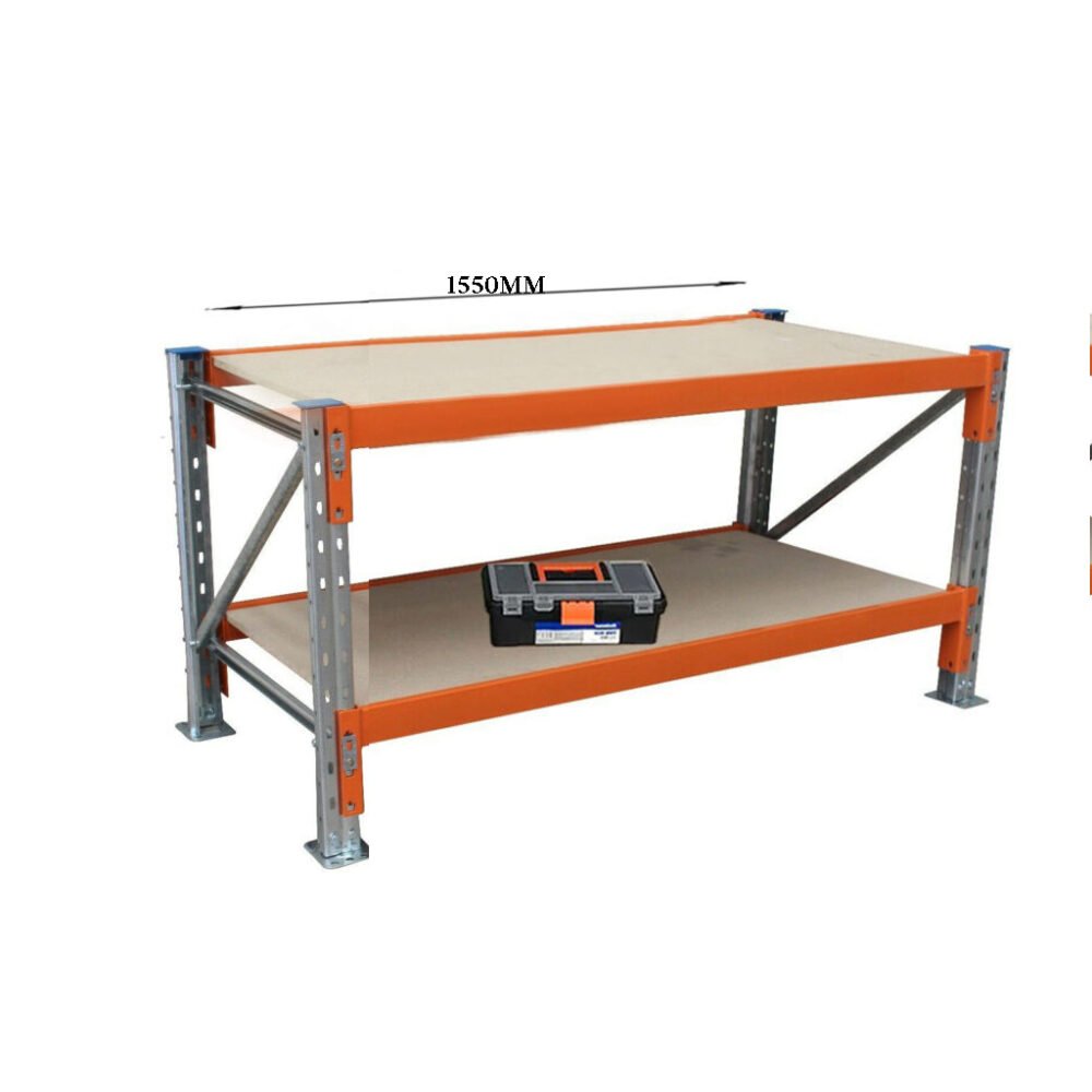 Wb 1550p, 1550 x 840mm 1000kg Used Workbench with Board